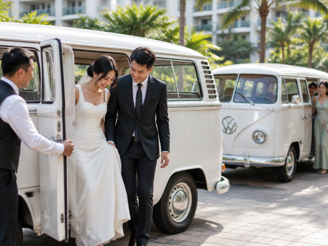 Coordinating Multiple Wedding Cars for Your Bridal Party