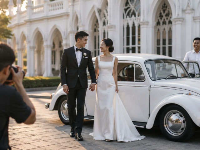 Where to Photograph Your Vintage Wedding Car in Singapore
