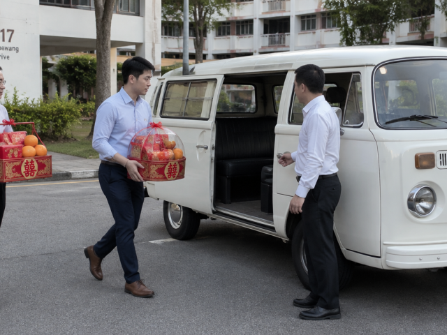 Planning Your Wedding Car Route for Guo Da Li in Singapore